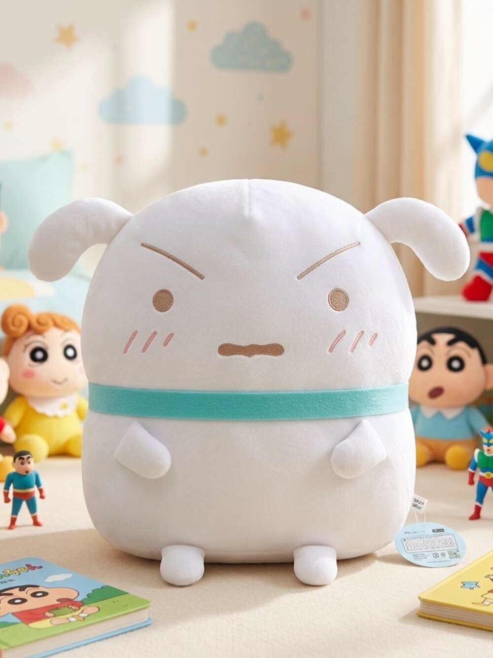 Crayon Shin-Chan Shiro Pastel Tone Hug Pillow Plushy
